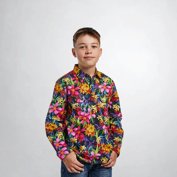Coastal Cowboy - Midnight Kids Long Sleeve Workshirt