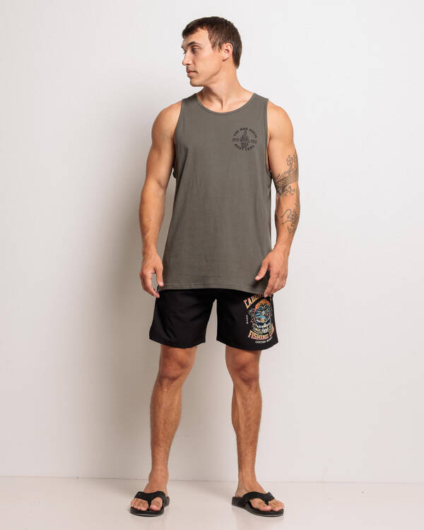 The Mad Hueys Fkrs Ahoy - Tank Charcoal