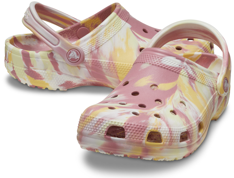 TODDLER CLASSIC GLOW MARBLED CLOG - Daylily /Multi