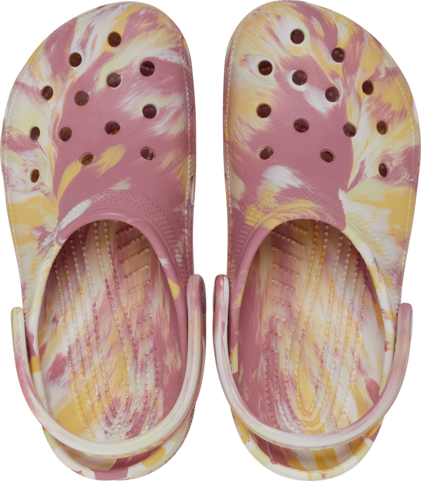 TODDLER CLASSIC GLOW MARBLED CLOG - Daylily /Multi