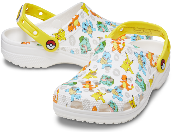 KIDS CLASSIC POKEMON CLOG - White/Multi