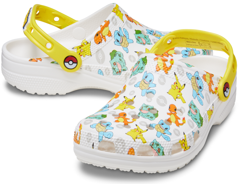 KIDS CLASSIC POKEMON CLOG - White/Multi