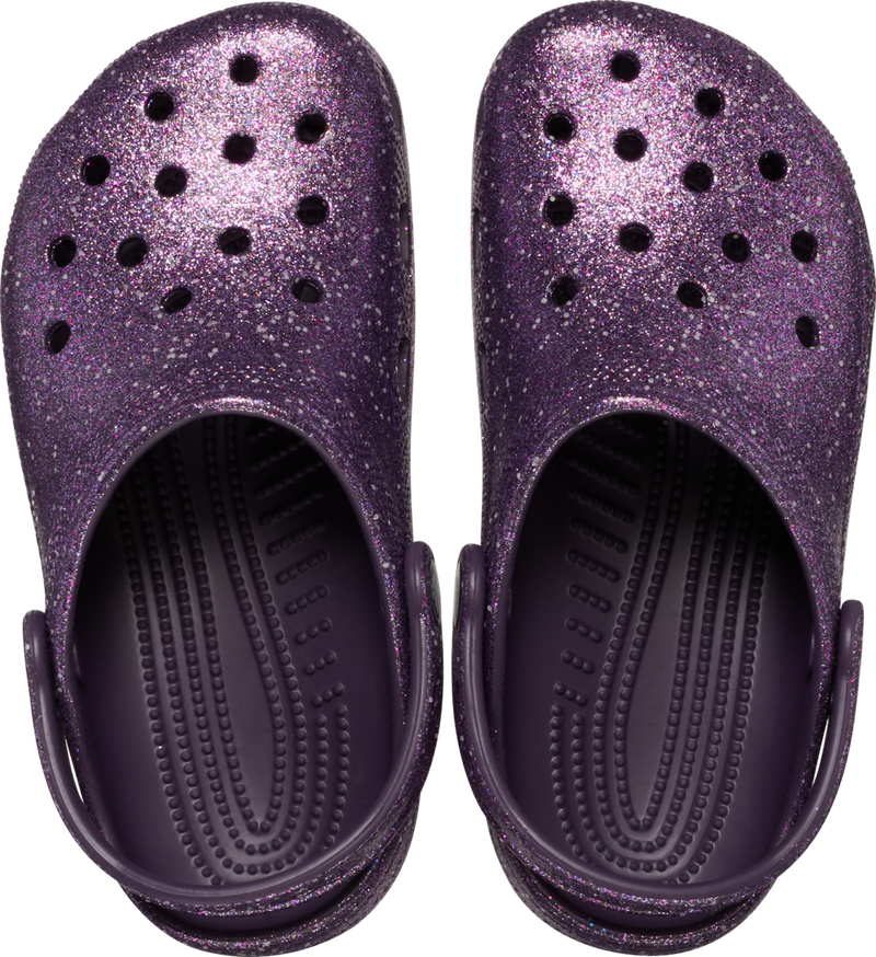 KIDS CLASSIC GLITTER CLOG - Dark Iris