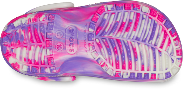 KIDS CLASSIC GLOW CLOG - Marbled Pink Crush/Multi