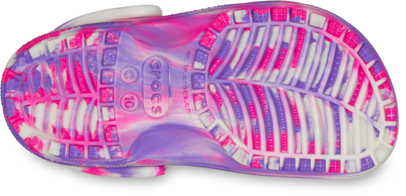 KIDS CLASSIC GLOW CLOG - Marbled Pink Crush/Multi