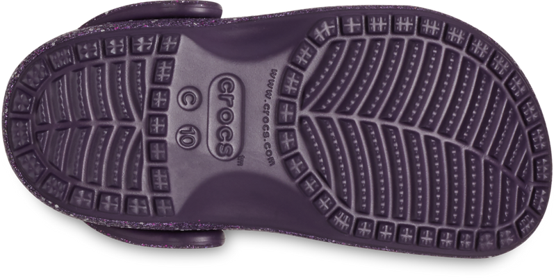 KIDS CLASSIC GLITTER CLOG - Dark Iris