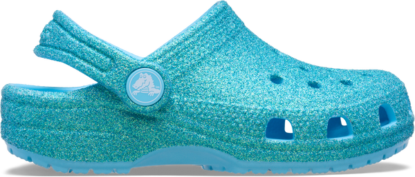 KIDS CLASSIC IRIDESCENT GLITTER CLOG - Tinted Glass