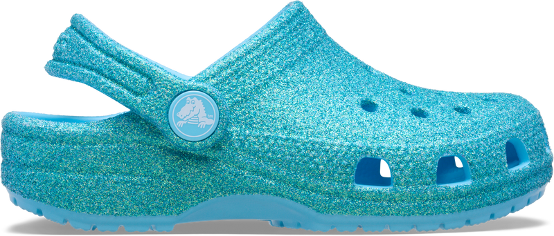 KIDS CLASSIC IRIDESCENT GLITTER CLOG - Tinted Glass