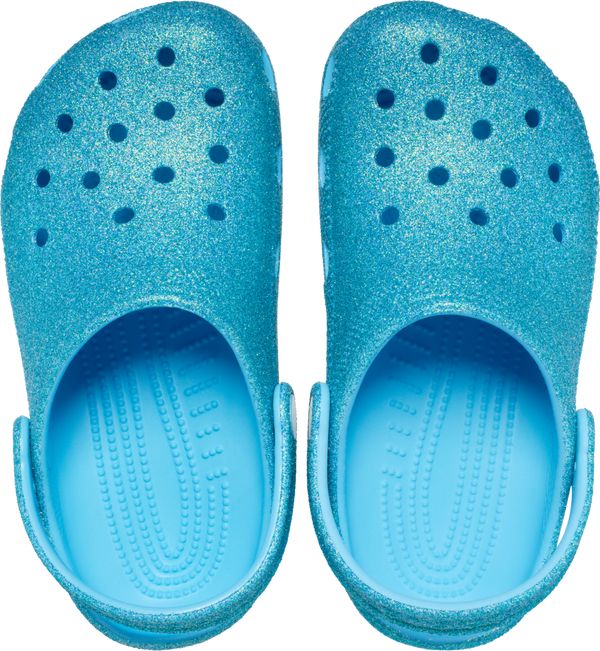 KIDS CLASSIC IRIDESCENT GLITTER CLOG - Tinted Glass