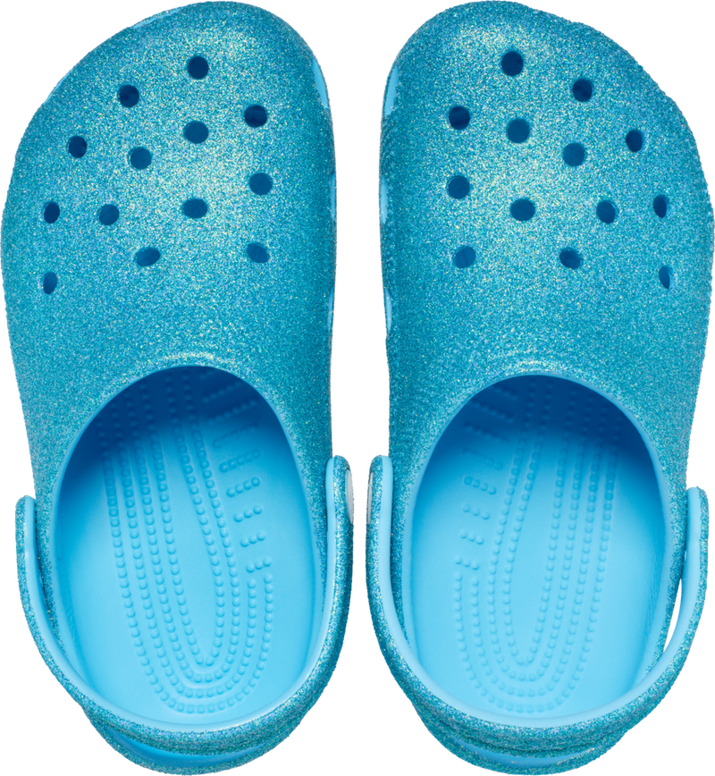 KIDS CLASSIC IRIDESCENT GLITTER CLOG - Tinted Glass