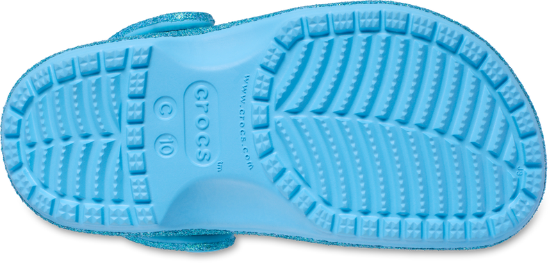 TODDLER CLASSIC IRIDESCENT GLITTER CLOG - Tinted glass