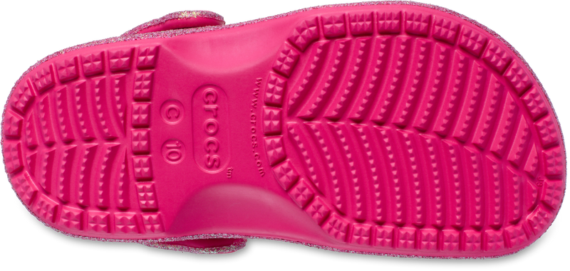 TODDLER CLASSIC IRIDESCENT GLITTER CLOG - Dragonfruit