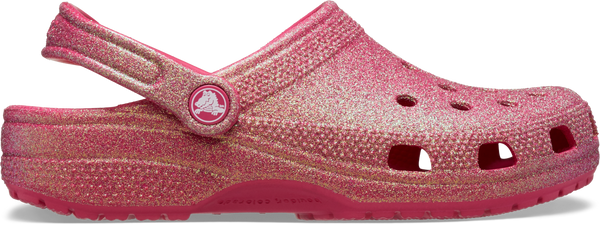 TODDLER CLASSIC IRIDESCENT GLITTER CLOG - Dragonfruit