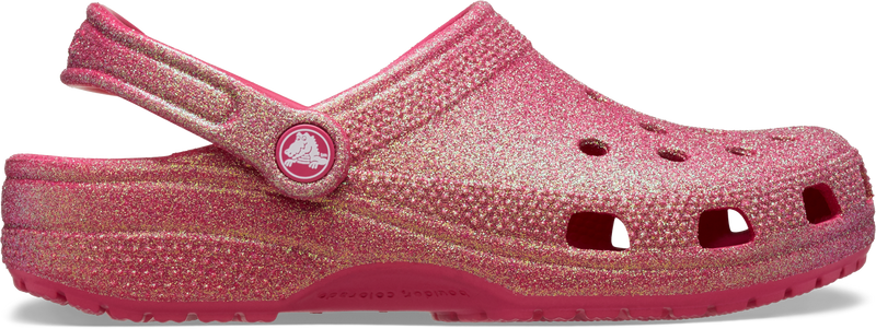 TODDLER CLASSIC IRIDESCENT GLITTER CLOG - Dragonfruit