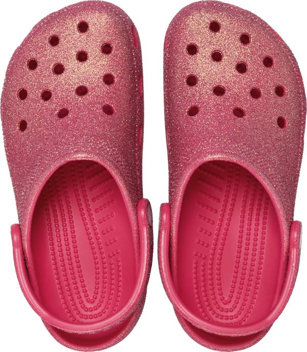 KIDS CLASSIC IRIDESCENT GLITTER CLOG - Dragonfruit