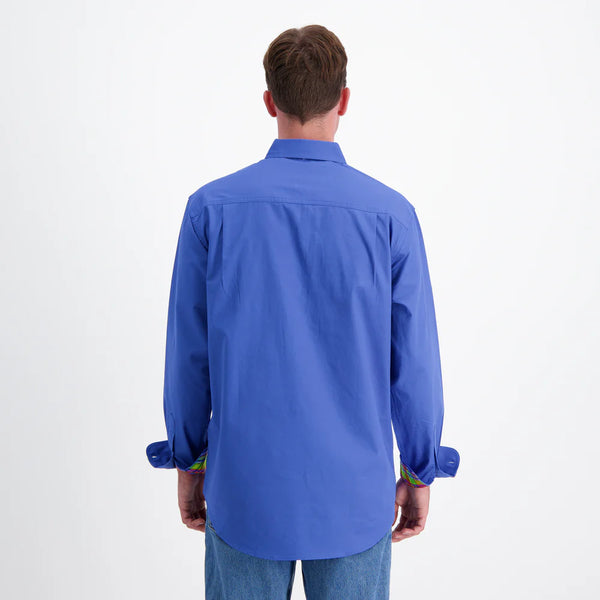 Coastal Cowboys - Fiesta Mens Half Button Workshirt