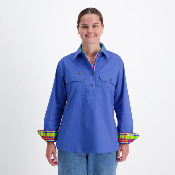 Coastal Cowboys - Fiesta Women's Half Button Workshirt