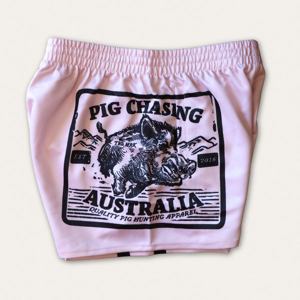 PCA Raging Boar Footy Shorts - Bone