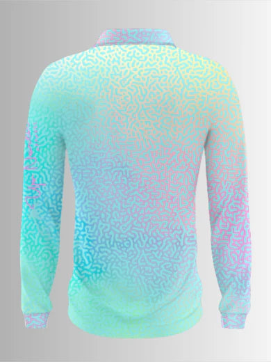 Up North Apparel - Kids Coral Paradise Polo Jersey