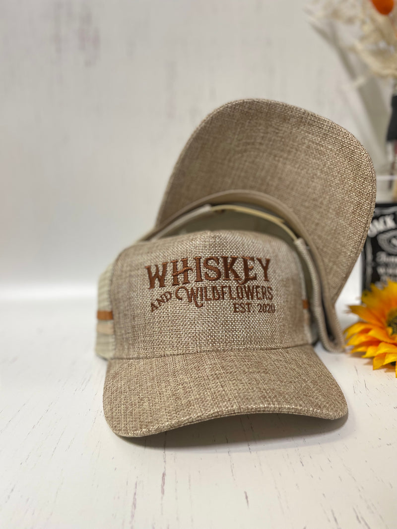 W&W Hessian with Beige & Brown Trucker Cap MAR