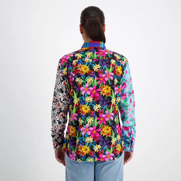 Coastal Cowboys - Jungle Women's Half Button Workshirt