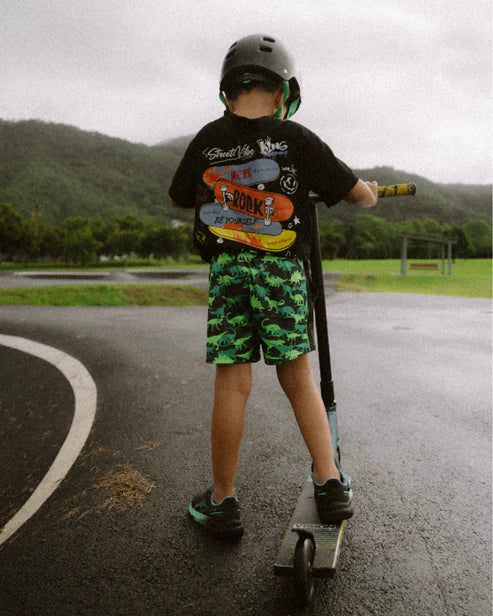 AFS Kids Dinosaur Footy Shorts