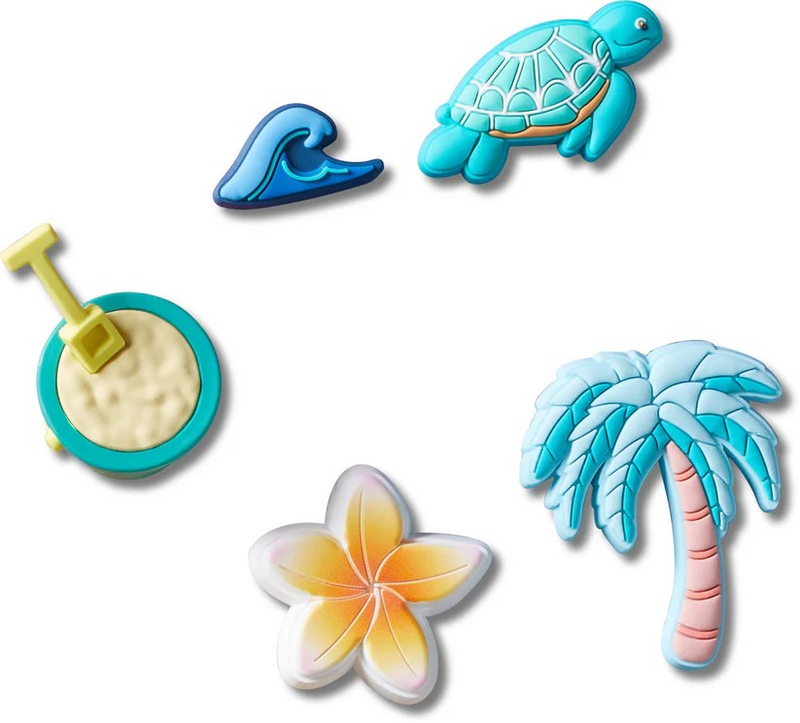 CROCS Jibbitz™ Shoe Charms - Beach Day 5 Pack