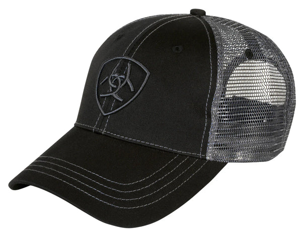 ARIAT- Black Trucker Cap