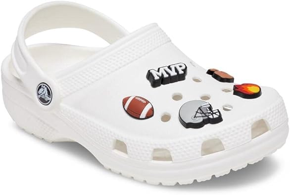 CROCS Jibbitz™ Shoe Charms - Football Star 5 PACK