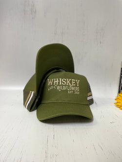 W&W Olive & White Trucker Cap DEC