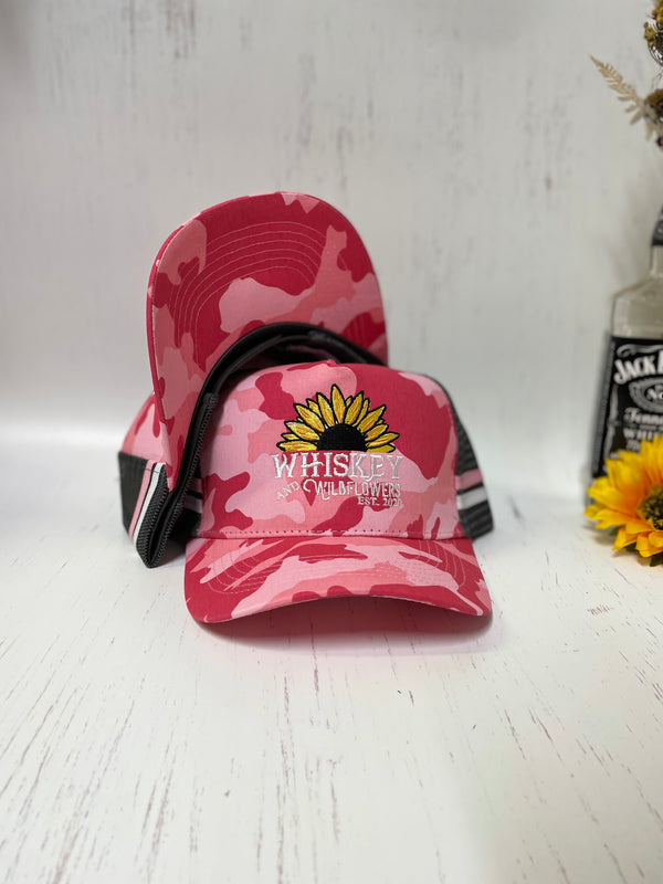 W&W Pink Camo Trucker Cap DEC