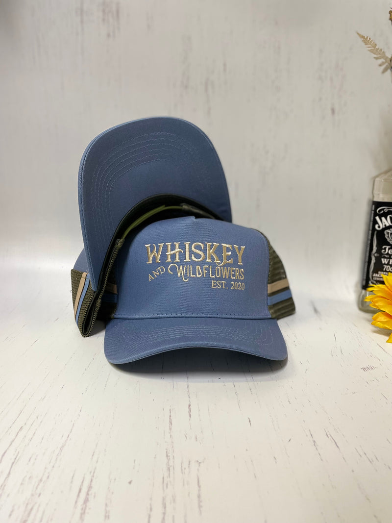 W&W Baby Blue & Khaki Trucker Cap DEC