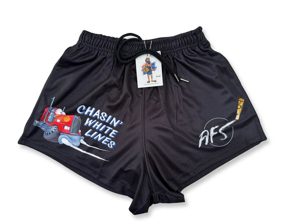 AFS Chasing White Lines Footy Shorts - With Pockets