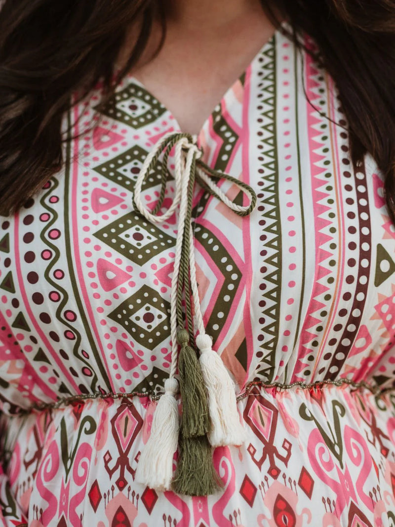 KashKiya - Pink BoHo Dream Dress
