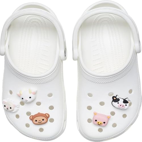 CROCS Jibbitz™ Shoe Charms - Cutie Animal Faces 5 Pack