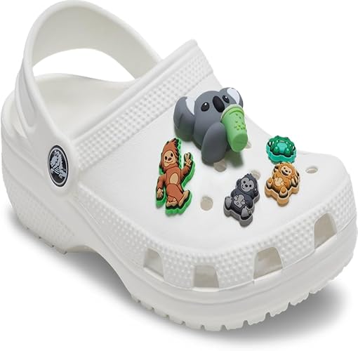 CROCS Jibbitz™ Shoe Charms - Cute Baby Safari Animals 5 Pack