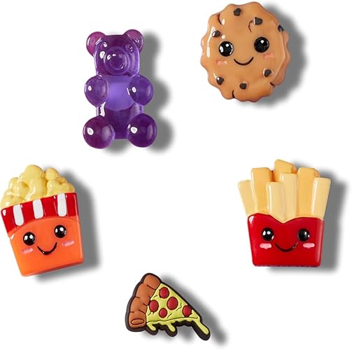 CROCS Jibbitz™ Shoe Charms - Snack Food Best Sellers 5 PACK