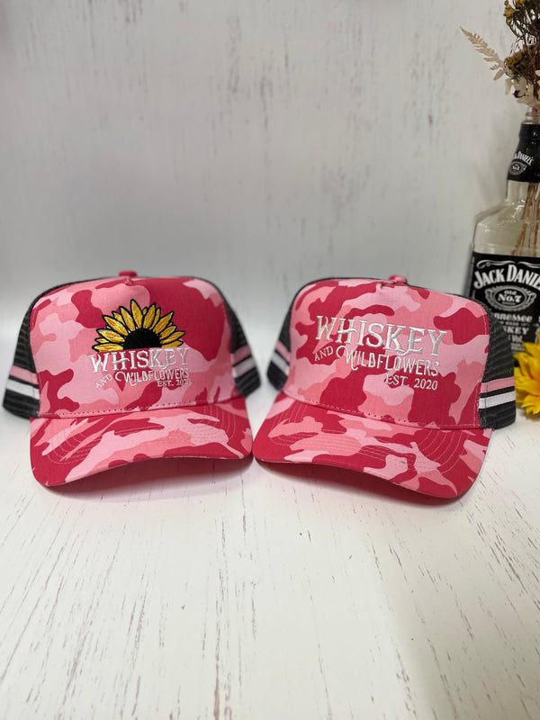 W&W Pink Camo Trucker Cap DEC