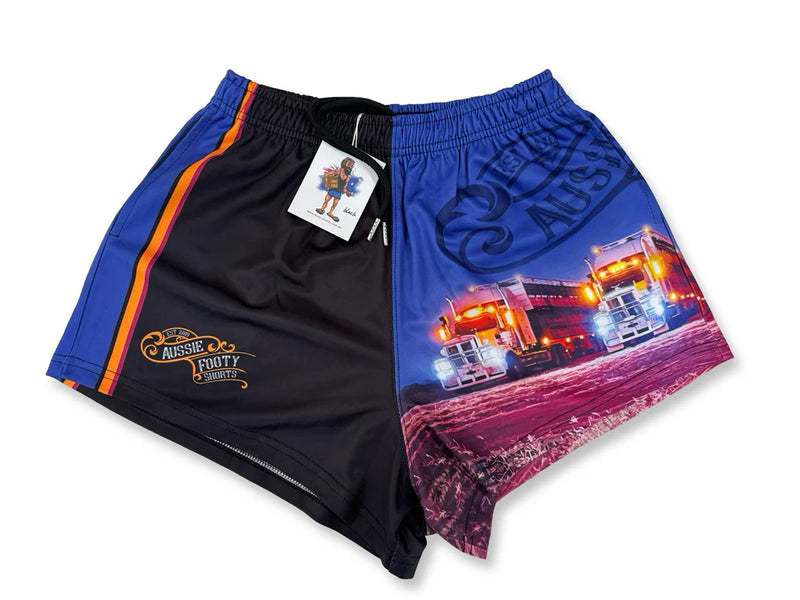 AFS Trucks at Night Footy Shorts - With Pockets