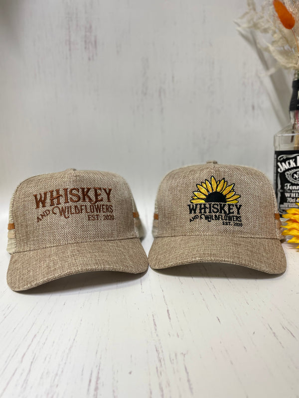 W&W Hessian with Beige & Brown Trucker Cap MAR