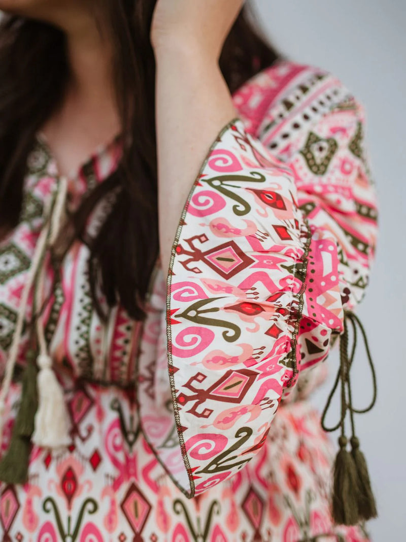 KashKiya - Pink BoHo Dream Dress