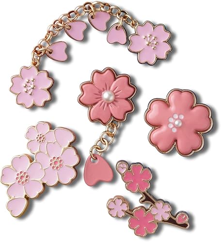 CROCS Jibbitz™ Shoe Charms - Blooming Cherry Blossom 5  Pack