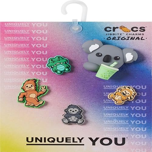 CROCS Jibbitz™ Shoe Charms - Cute Baby Safari Animals 5 Pack