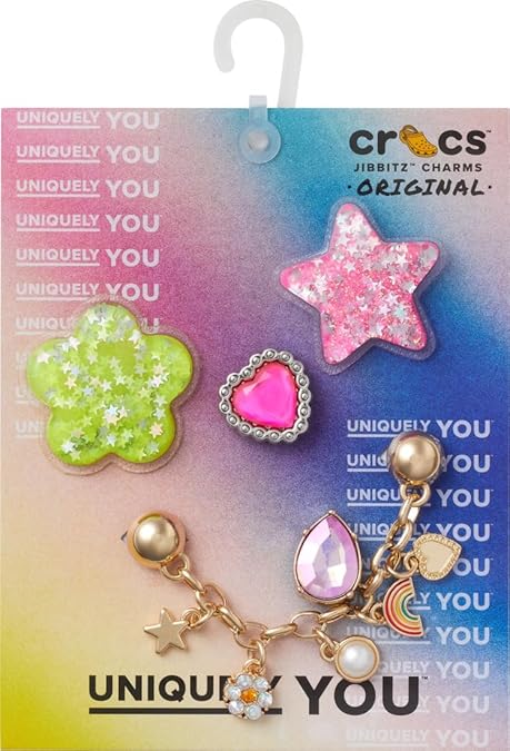 CROCS Jibbitz™ Shoe Charms - Good Mix Elvated Symbol 5 Pack