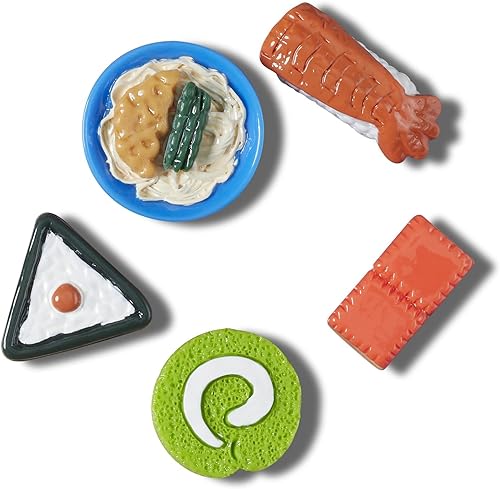 CROCS Jibbitz™ Shoe Charms - 3D Mini Sushi Party 5  Pack