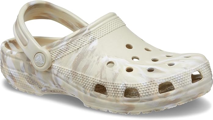 CLASSIC MARBLED CLOG - Bone/Multi