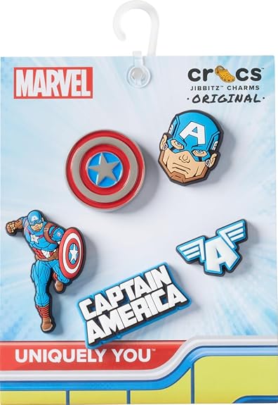 CROCS Jibbitz™ Shoe Charms - Captain America 5Pck