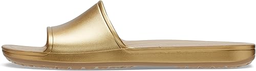 CROCS Kadee Metallic Slide Womens Gold