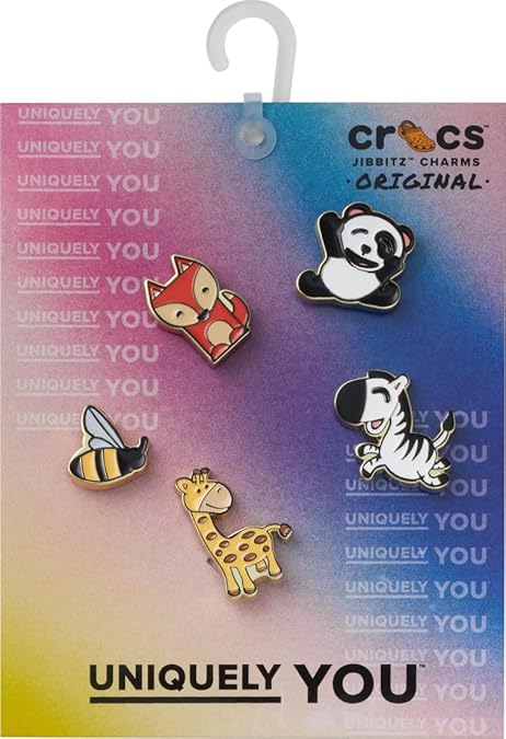 CROCS Jibbitz™ Shoe Charms - Animal Play Time 5 Pack