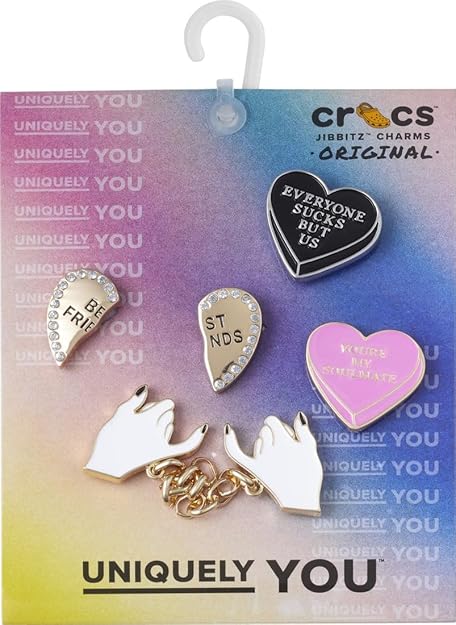 CROCS Jibbitz™ Shoe Charms - National Friendship Day 5  Pack